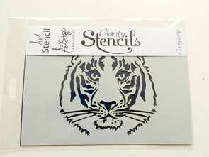 Clarity Stencil – Wild Animal Face Uil (A5)