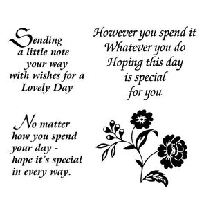 Claritystamp Special Day Sentiments