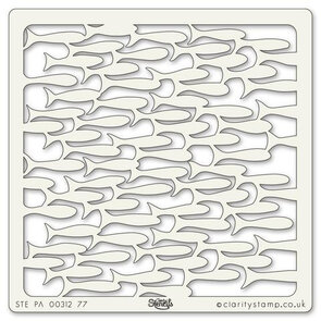 Clarity Stencil 8 Pond Fish (7x7")