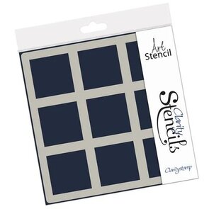 Clarity Stencil – Framework Squares (7x7")