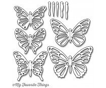 Die-namics snijmal Flutter of Butterflies Lace kopen – vlinder snijmal