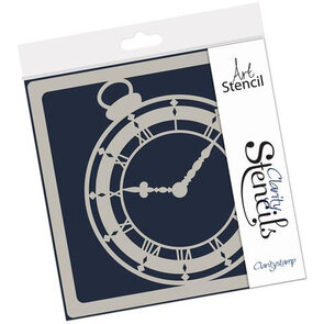 Clarity Stencil Pocket Watch 7" x 7"