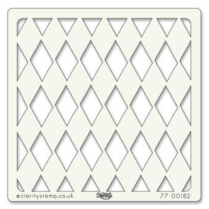 Clarity stencil HARLEQUIN 7" X 7"