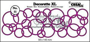 Crealies in elkaar grijpende cirkels snijmal