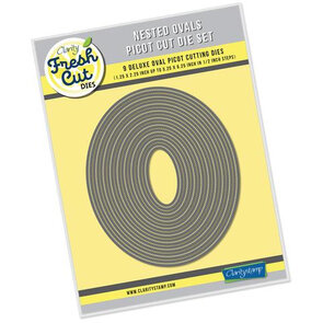 Clarity snijmallen Ovals Picot Die Set kopen – ovale snijmal set