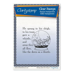 Clarity Stamps Twas the Night Snow Globe 7