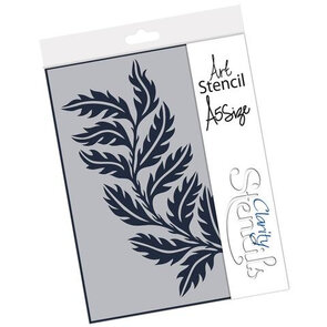 Clarity Stencil – Leafy Strip (A5)