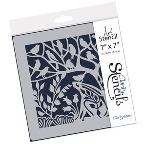 Clarity Stencil – Hare in the Glade (7x7")