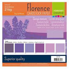 Florence cardstock multipack 12x12" 30.5x30.5 cm.