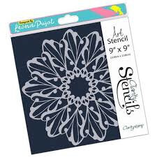 Clarity Stencil – Leonie Pujol Wing Circus (9x9")