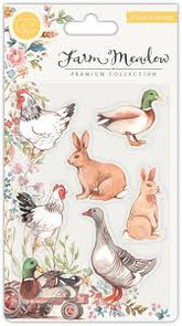 Craft Consortium Clear Stamp – Animals Meadow