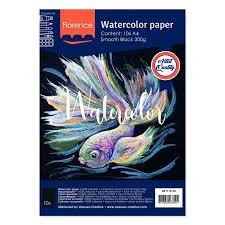 Florence Watercolour Paper Smooth Black – A4 – 300 grams