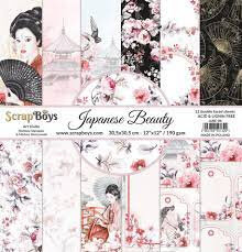 ScrapBoys Japanese Beauty 12x12 Inch Design Papierblok