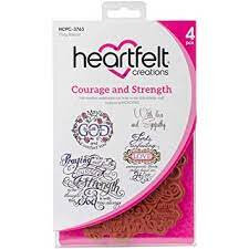 Heartfelt Creations Courage and Strength stempelset
