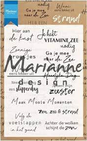 tekst stempel strand