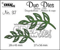 Crealies Duo Dies blaadjes nr. 5 CLDD 37