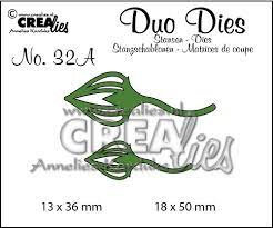 Crealies duo die blaadjes nr. 2