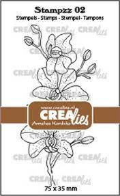 Crealies Stampzz 03 Orchidee Stempel