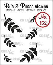 Crealies Mini Leaves 8 Solid Stempel
