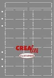 Crealies journal stencil week page B