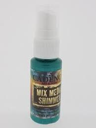 Cadence Mix Media Shimmer Ink Spray – Green Metallic (25 ml)