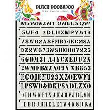 Dutch Doobadoo Stencil – Art Strips