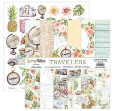  Paper Pad 12x12" -  Travelers - ScrapBoys