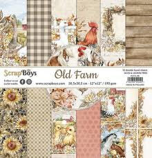   paper pad 12 x 12" - Old Farm - ScrapBoys