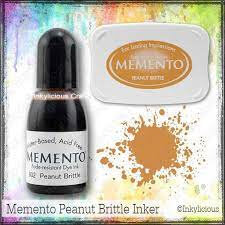 Reinker voor de Memento Tsukineko Peanut Brittle – 15ml warme karamelkleur navulinkt