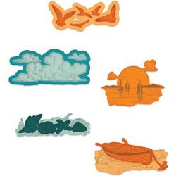 Heartfelt Creations Sand and Sunsets stempelset