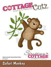 Cottage Cutz snijmal Safari Monkey kopen – aap snijmal