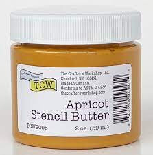 TCW Stencil Butter Apricot – Zachte perziktint met romige glans voor stencils