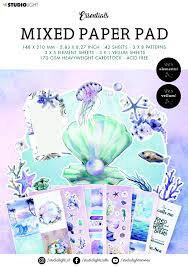 Underwater World mixed paper pad A4