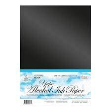 Couture Creation alcohol Yupo Paper – Black A4 – 200gsm