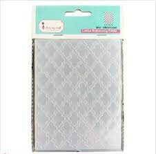 Dress my Craft embossing folder lattice