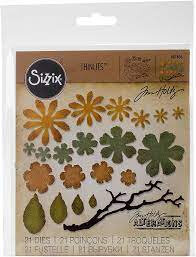 Sizzix Tattered Flowers snijmallen
