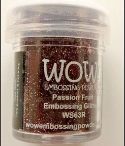 WOW Embossingpoeder Passion Fruit WS63R kopen | Oranje glitter embossingpoeder