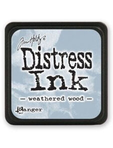  Distress Mini Ink Pad Weathered Wood ranger