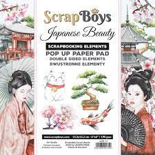 pop up paper pad Japanse beauty