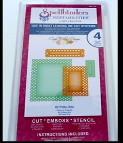 Spellbinders snijmallen Polka Dots kopen – stippen snijmal
