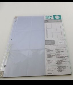 We R Memory Keepers Insteekhoezen 9 vaks