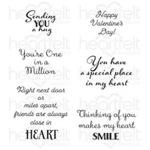 Heartfelt Creations Friendship Sentiments stempelset