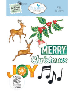 Elizabeth Craft Designs Joy and Merry snijmallen