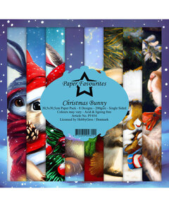   Paper Pad 12x12" -Christmas Bunny -Paper Favourites 