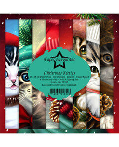  Paper Pad  12x12" – Christmas Kitties -  Paper Favourites 