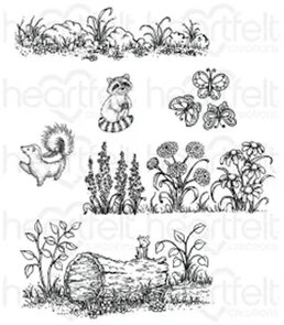 Heartfelt Creations Woodsy Wonderland stempelset
