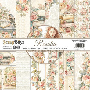  Paper Pad 8x8" - Rosalia - ScrapBoys