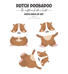 Dutch Doobadoo Build Up Stencil – Hamster