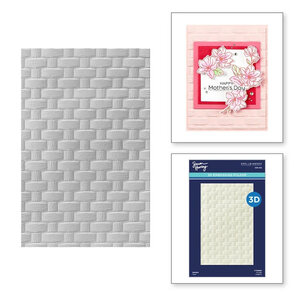 Simon Hurley 3 D Embossing folder- Woven