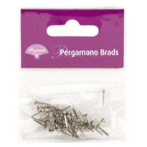 Pergamano brads 4 mm. Jewelled